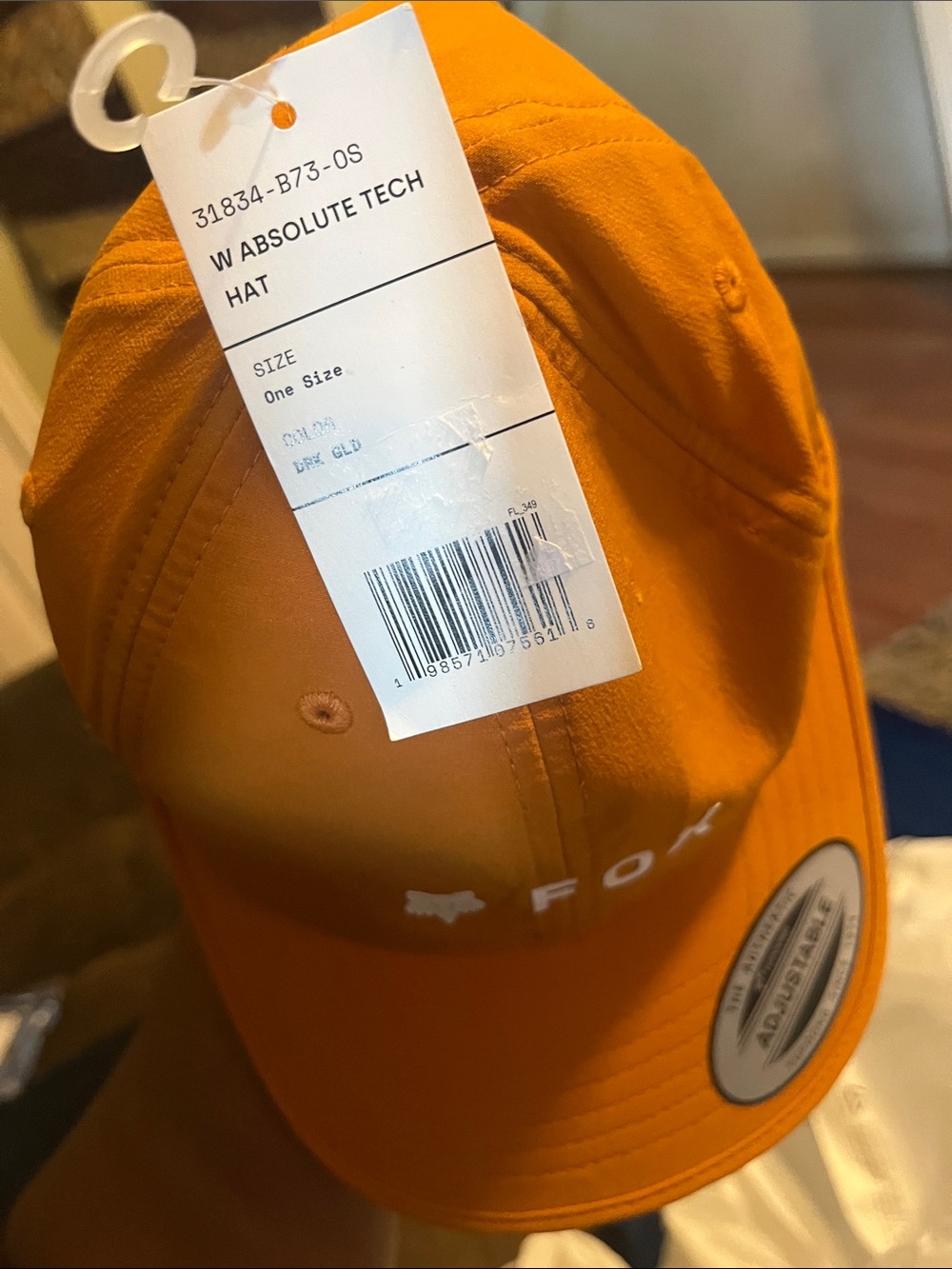 Fox Orange Logo Cap - Picture 8 of 8